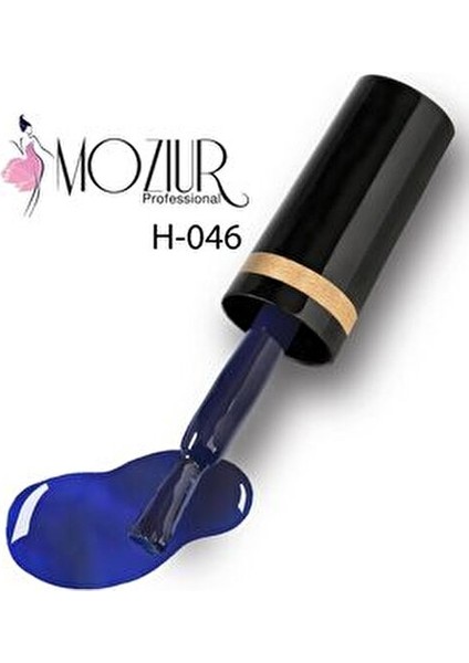Kalıcı Oje H046 UV LED Teknolojisiyle Derin Mavi 10 ml Dayanıklı Formül indirimleri