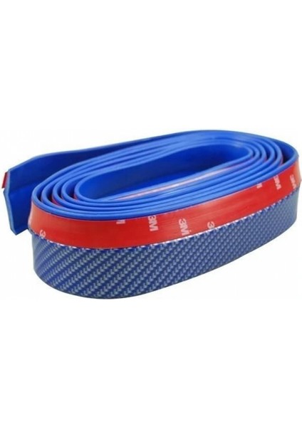 Mavi 2,5 Metre Araba Oto Ön Tampon Koruyucu Kauçuk Pratik Tampon Şerit Bant Döşeme Kiti fiyatları