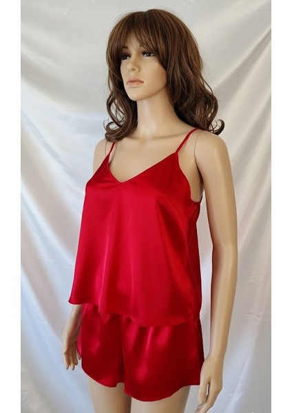 Kırmızı Ikili Mini Çeyizlik Şort Takım fiyatları