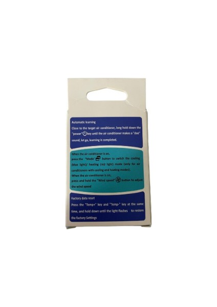 K8 Universal Klima Uzaktan Akıllı Kumanda Tüm Modellere ve Klimalara Uyumlu Anahtar Kumanda