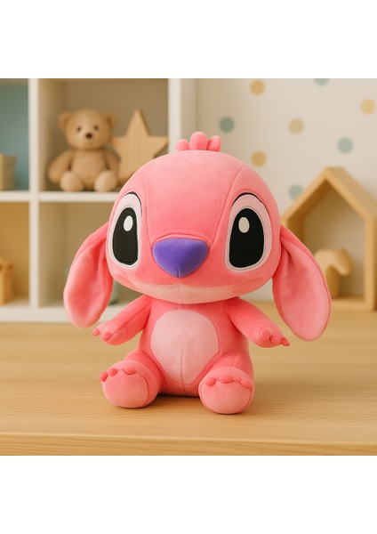 Stitch Peluş Oyuncak - Hediyelik Stitch Pembe - 25 cm