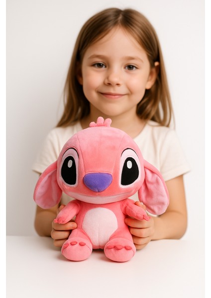 Stitch Peluş Oyuncak - Hediyelik Stitch Pembe - 25 cm fırsatları