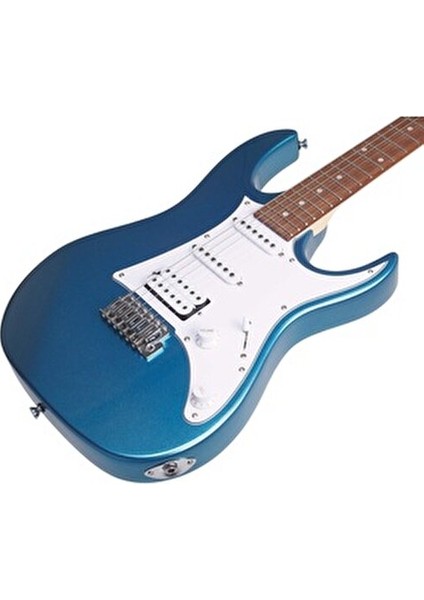 GRX40 Elektro Gitar Metallic Mavi Renk 22 Perde HSS Manyetik Yapı ile fırsatları