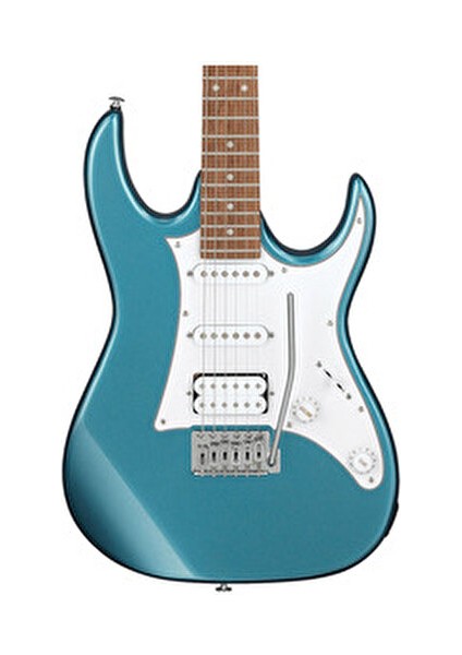 GRX40 Elektro Gitar Metallic Mavi Renk 22 Perde HSS Manyetik Yapı ile indirimleri