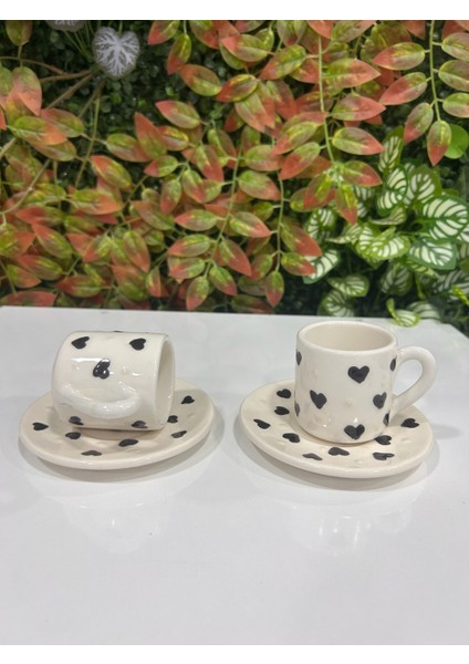 %100 El Yapımı Seramik Kahve Fincanı