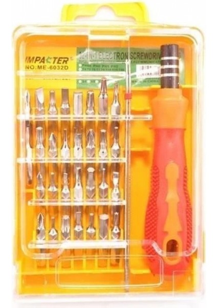 32 Parça Cep Telefonu Pc Tablet Mini Tornavida Seti Tamir Takımı