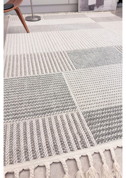 Korya Yumuşak Örgü Bukle Modern Dokuma Halı Çocuk Oturma Odası Halısı Salon Mutfak Halısı