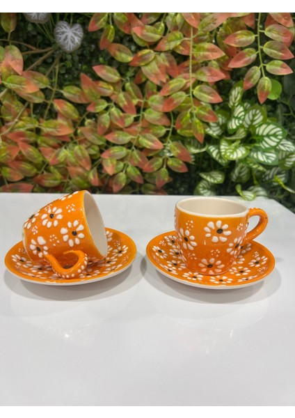 %100 El Yapımı Seramik Kahve Fincanı