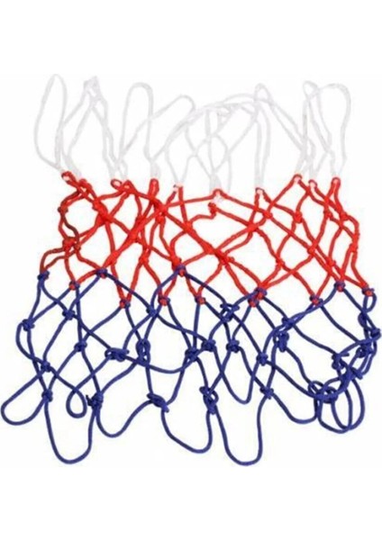 Basketbol Pota Filesi Beyaz-Kırmızı-Mavi 3 Renkli ( 2 Adet ) fiyatları