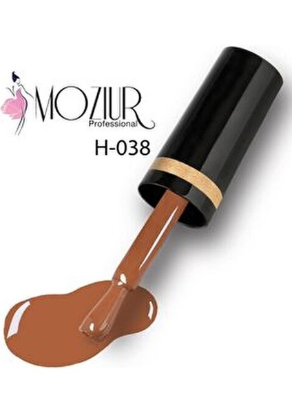 Mozıur H038 Kalıcı Oje UV LED Teknolojisiyle Kahverengi 10 ml Dayanıklı Formül indirimleri