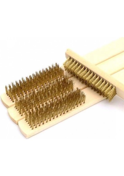 Metal Telli Fırça Ahşap Saplı Pas Kir Sökme Temizleme Fırçası fiyatları