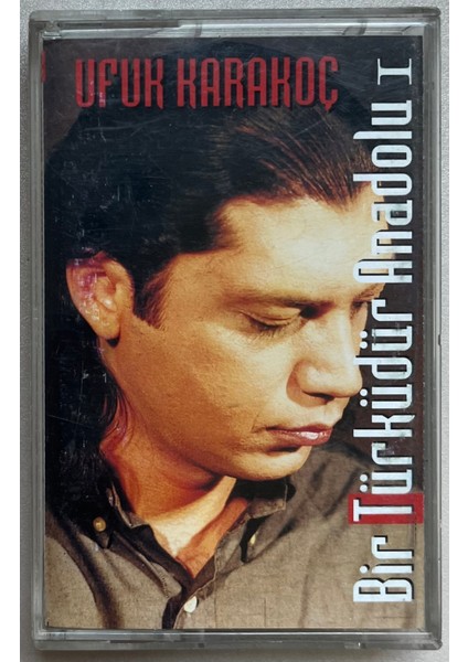 Ufuk Karakoç Bir Türküdür Anadolu 1 Kaset (Orijinal Dönem Baskı Kaset)