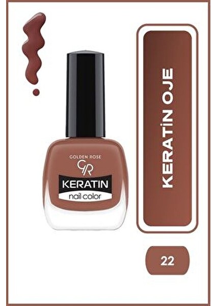 Keratin Nail Color Oje No: 22 Parlak ve Kalıcı Formül 11 ml modelleri