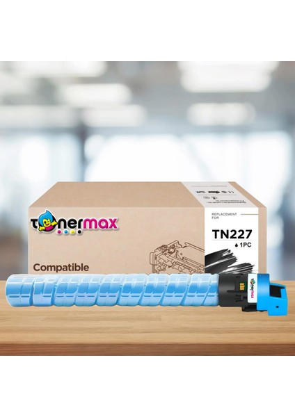 Minolta TN-227 Muadil Mavi /bizhub C257 / C257I