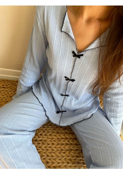 - Blue Bowl Kadın Pijama Takımı