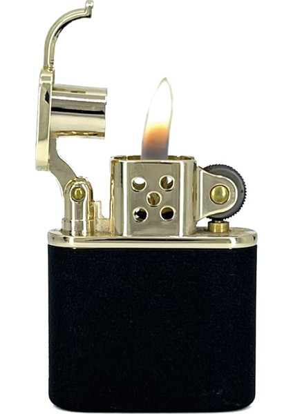 Benzinli Çakmak - Gold Black Crackle modelleri