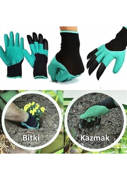 Toprak Kazma Ekme Çapalama İçin Korumalı Bahçe Bahçivan Eldiveni indirimleri