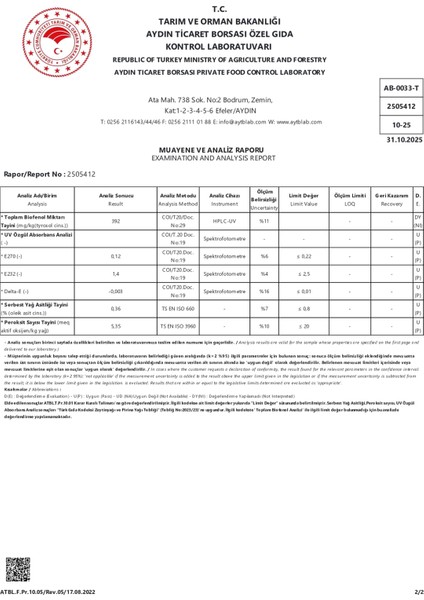Yeni Sezon İlk Hasat (Filtresiz) Soğuk Sıkım Natürel Sızma Zeytinyağı 250 ml modelleri