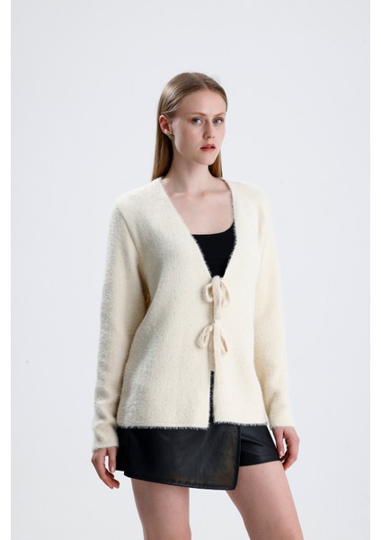 Önden Bağcıklı,taşlı,sakallı Hırka/ceket