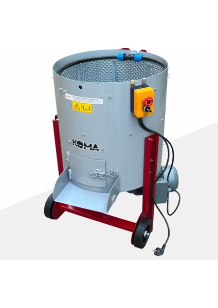 Koma 100 Litrelik Ceviz Soyma Makinesi-Çelik Rende-Sabit Devir-Atalar