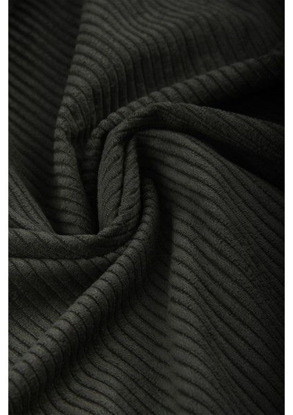 Erkek Yeşil Kadife Fitilli Rahat Kesim Gömlek Yumuşak Dokulu Likralı Kadife Gömlek 2600758 fırsatları