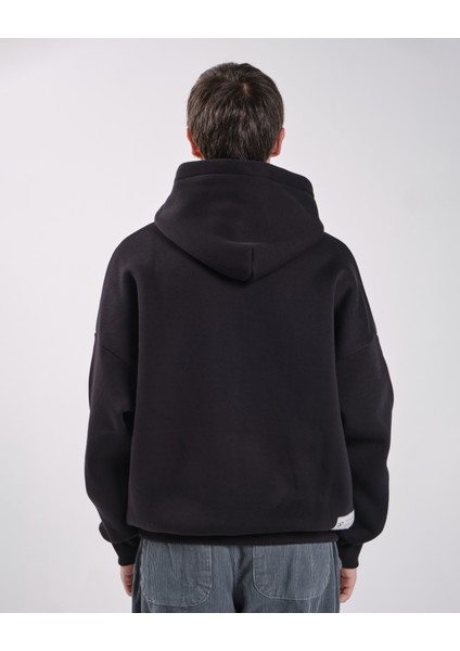 Jackpot Siyah Relaxed Fit Siyah Hoodie fırsatları