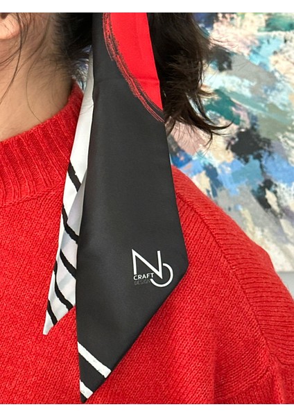 Öğretmenim Kırmızı Siyah Uzun Boyun Fuları fiyatları