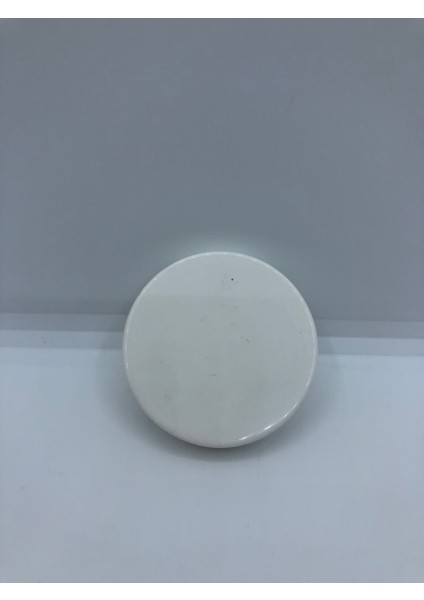 Plastik, 55 mm Çapında Sade ve Şık Dolap, Kitaplık, Mobilya Düğme Kulpu ( 5 Adet)