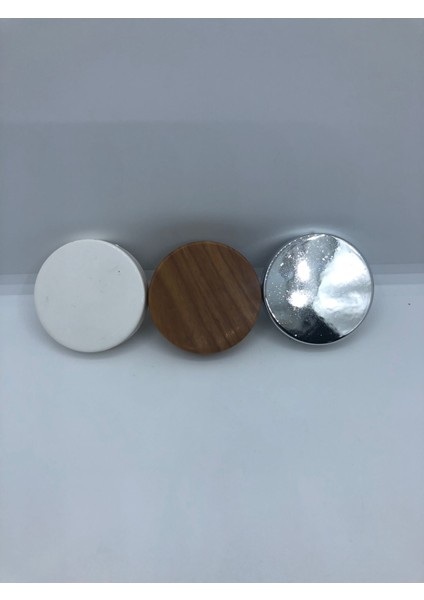 Plastik, 55 mm Çapında Sade ve Şık Dolap, Kitaplık, Mobilya Düğme Kulpu ( 5 Adet) modelleri