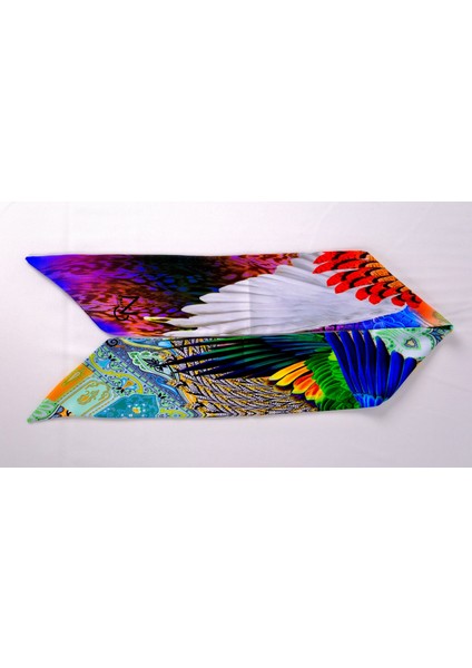 Papağan Desen Uzun Boyun Fuları