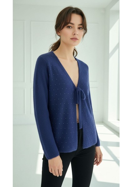 Önden Bağcıklı,taşlı,sakallı Hırka/ceket