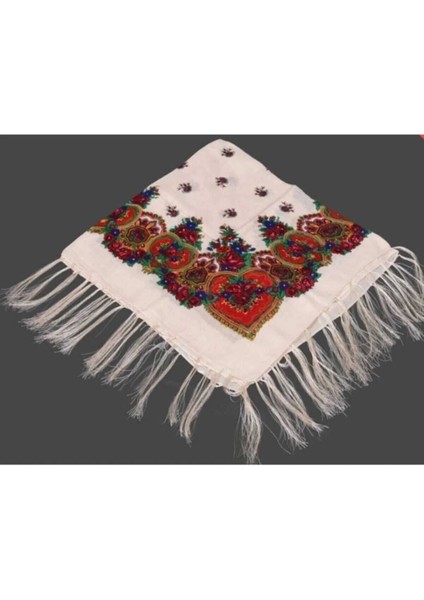 Büyük Boy Hamavi Şal – Günlük Kullanıma Uygun Püsküllü Puşi