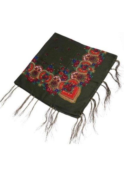 Büyük Boy Hamavi Şal – Günlük Kullanıma Uygun Püsküllü Puşi