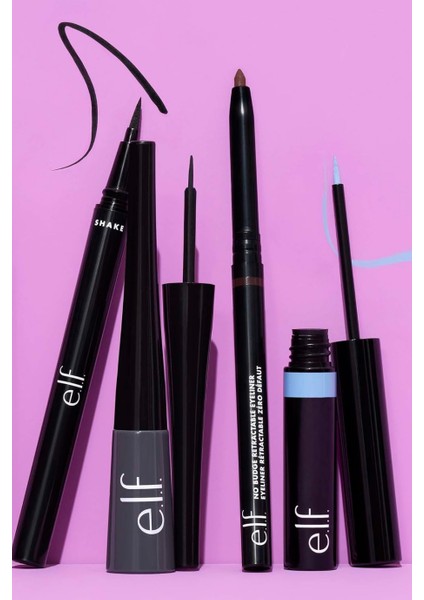 No Budge Retractable Eyeliner Siyah Silinmeye Dayanıklı ve Ultra Pigmentli fırsatları