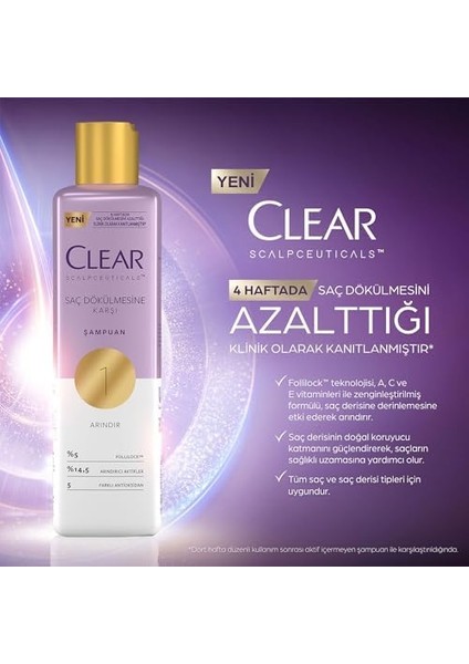 Clear Scalpceuticals Saç Bakım Şampuanı Saç Dökülmesine Karşı 300 ml modelleri