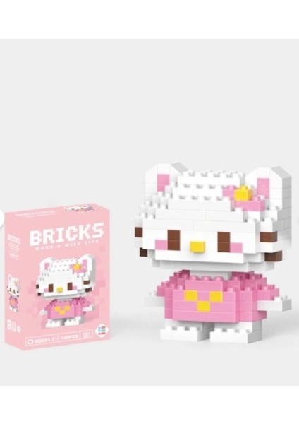 Bricks Karakter Figürü 3D Yapboz Puzzle Yapı Oyuncakları