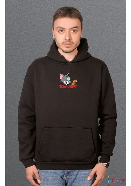 Tom And Jerry Kedi Fare Çizgi Dizi Cartoon Network Sweatshirt Unisex Kapüşonlu Hoodie fiyatları