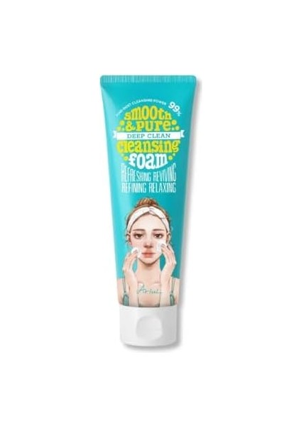 Ariul Smooth & Pure Temizleme Köpüğü 120 Ml|%93 Doğal Derin Temizleyici|manyetik Mikro Baloncuklu