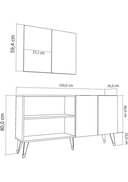 8210-32CT KB150 Konsol, Tv Ünitesi Antrasit-Gümüş-Siyah fiyatları