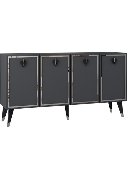 8210-32CT KB150 Konsol, Tv Ünitesi Antrasit-Gümüş-Siyah modelleri