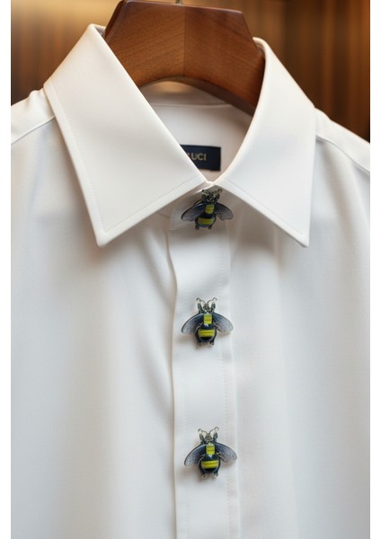 Bal Arısı Kesim Akrilik Düğme Kapağı Broş Klips Toka indirimleri