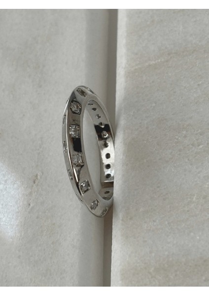Küçük Taşlı Silver Yüzük modelleri