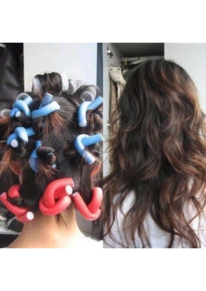 Croc 1240 Sosis Bigudi 5li Mor BOY:22CM Çap:1.5cm