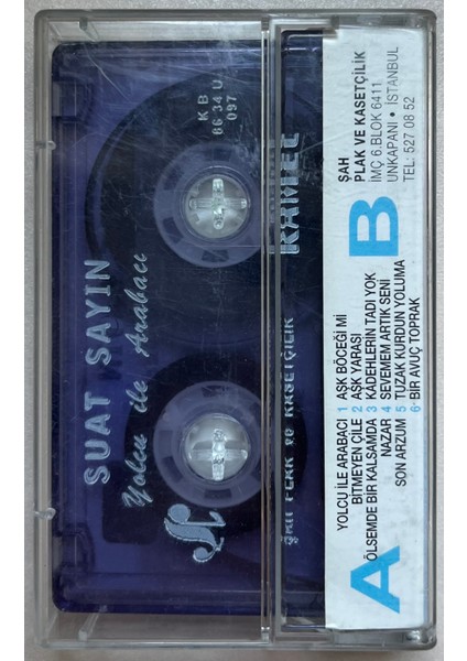 Suat Sayın Yolcu ile Arabacı Kaset (Orijinal Dönem Baskı Kaset) fiyatları