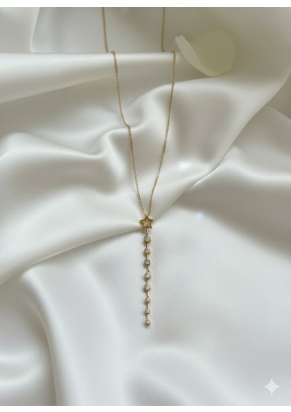 Çelik Laura Gold Y Kolye modelleri