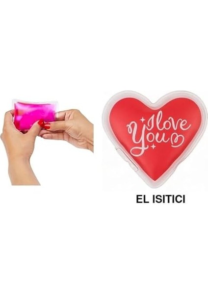 Kalpli Sevgi Mesajlı Cep Sobası,el Isıtıcı,sıcak Su Torbası Pvc 9cm modelleri