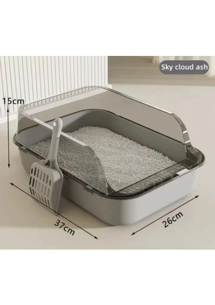 Kedi Kumu Kabı Ferah Koku Önleyici Yükseltilmiş Dayanıklı Pp Malzeme Kolay Temizlik Pratik Kullanım fiyatları