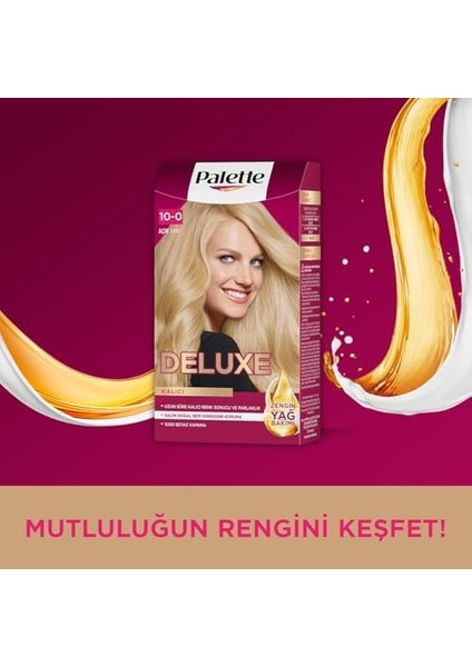 Palette Deluxe Saç Boyası 10-0 Açık Sarı 50 Mililitre modelleri