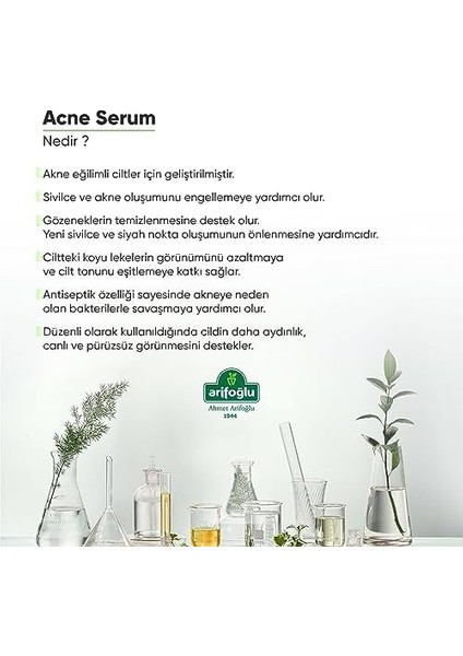Arifoğlu Akne Karşıtı Serum 30 ml modelleri