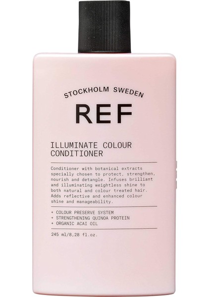 Reference Of Sweden Ref Stockholm-Ref Illumınate Colour Condıtıoner 245 ml Boyalı Saçlar Için Aydınlatıcı, Nemlendirici ve Koruyucu Bakım